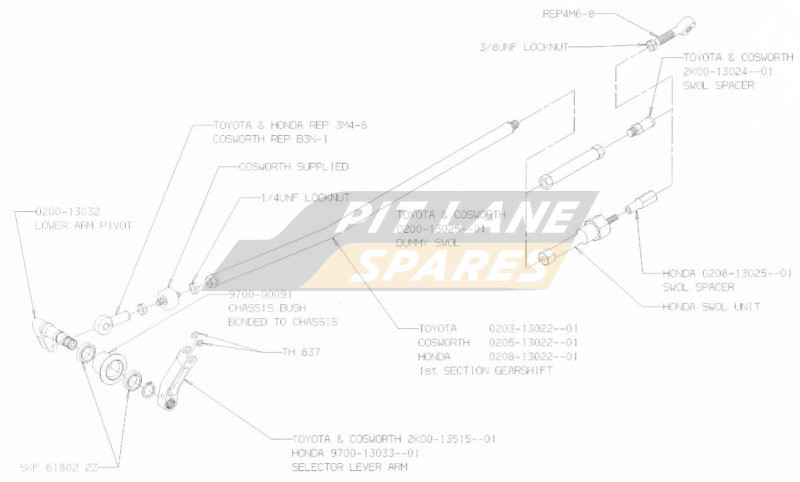 FIRST SECTION GEARSHIFT